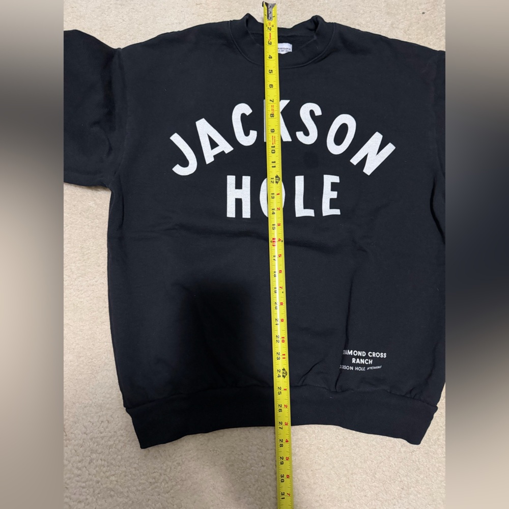 Diamond Cross Ranch Jackson Hole Black crew sweater - Picture 6 of 6